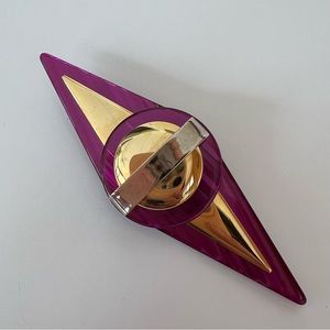 Vintage Art Deco Brooch 1980s